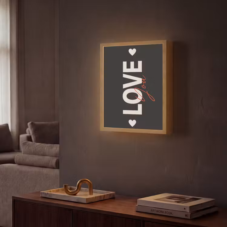 Lightbox - Wandlamp - Love - Rood - Valentijn — 2