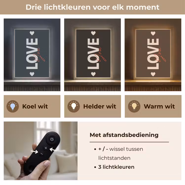 Lightbox - Wandlamp - Love - Rood - Valentijn — 7