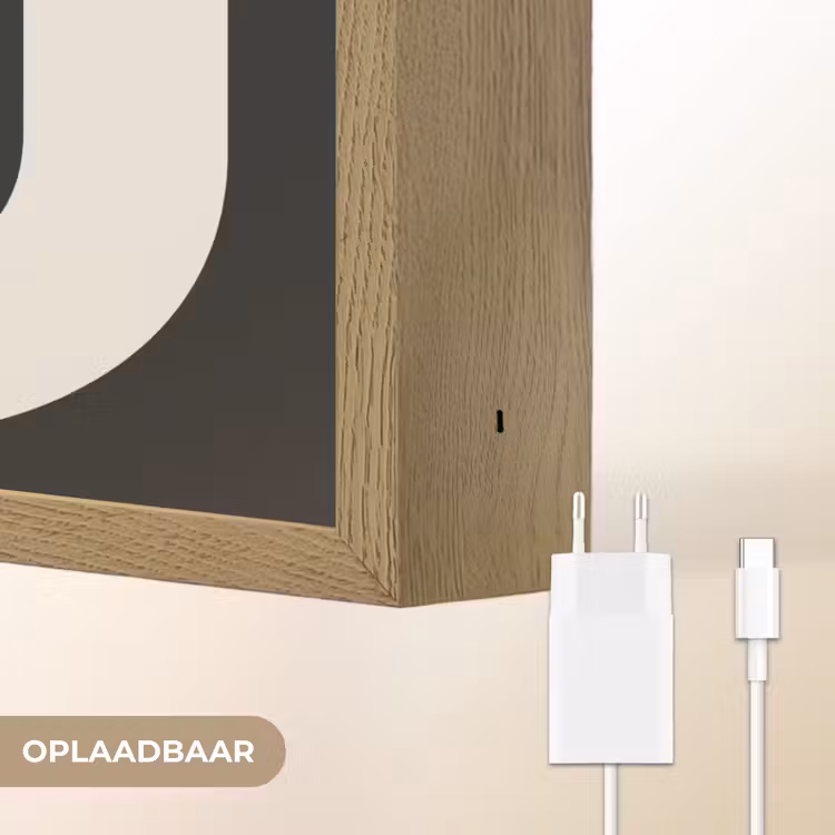 Lightbox - Wandlamp - Love - Zwart - Minimalistisch — 6