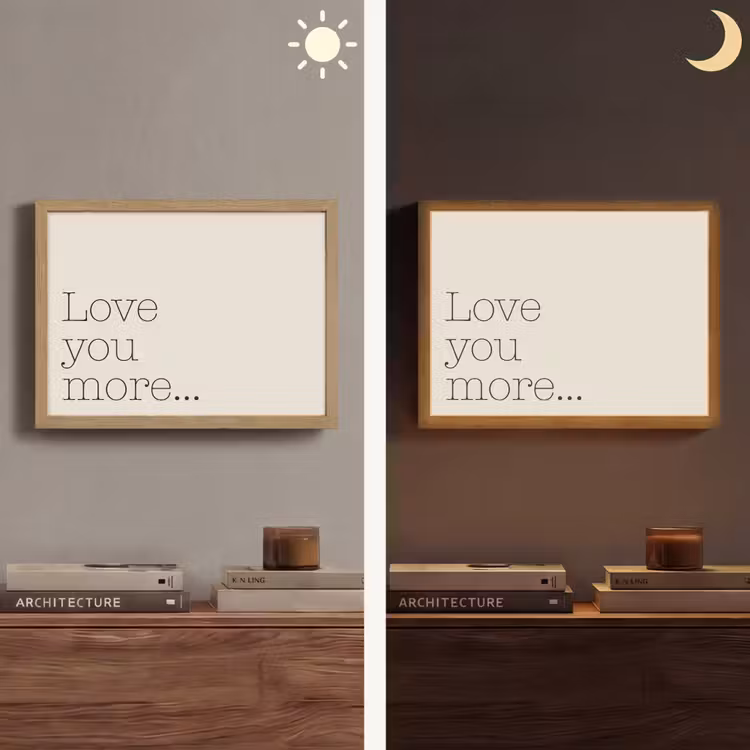 Lightbox - Wandlamp - Minimalistisch - Love - Beige — 6