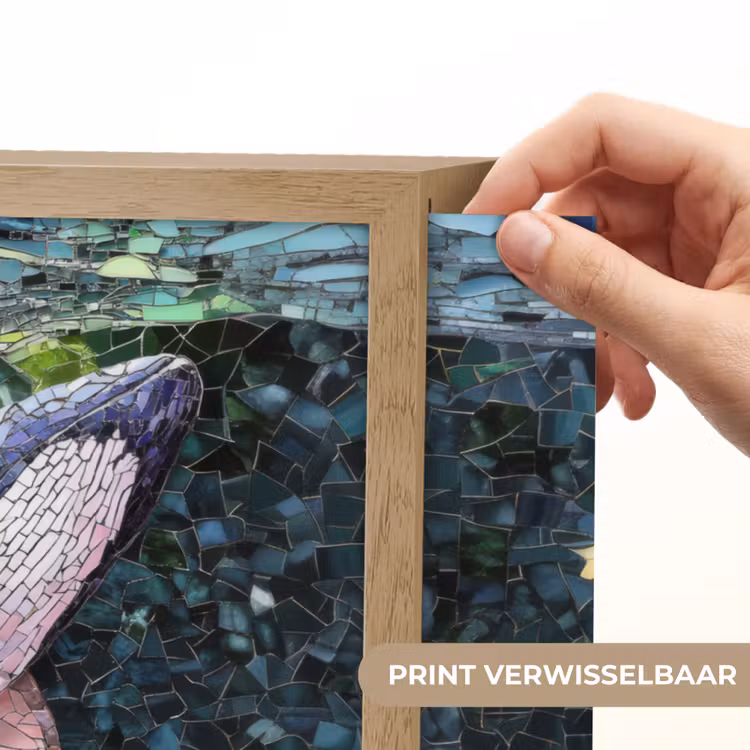 Lightbox - Wandlamp - Mozaïek - Walvis - Koraal - Water — 5