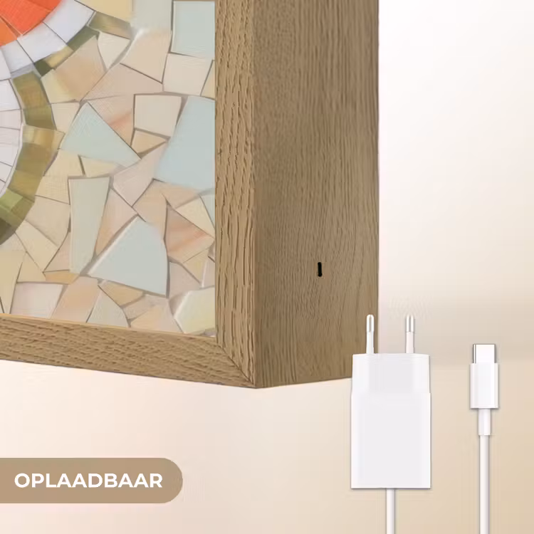 Lightbox - Wandlamp - Mozaïek - Watermeloen - Rood - Pitten — 7