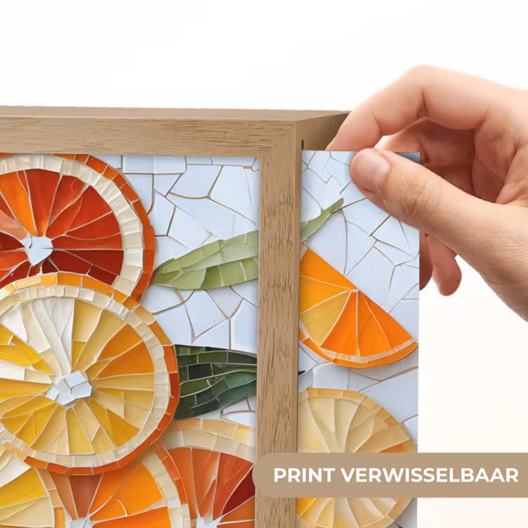 Lightbox - Wandlamp - Schijfjes - Fruit - Oranje - Mozaïek — 5