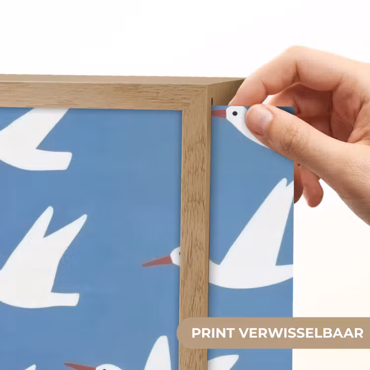Lightbox - Wandlamp - Vogels - Wit - Patroon — 5