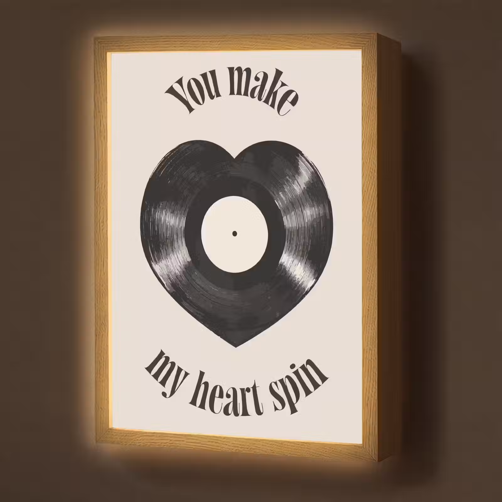 Lightbox - Wandlamp - Love - Muziek - Quote — 1