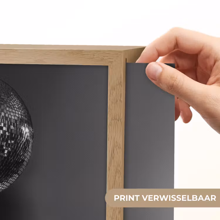 Lightbox - Wandlamp - Discobal - Gezicht - Glamour - Zwart — 5