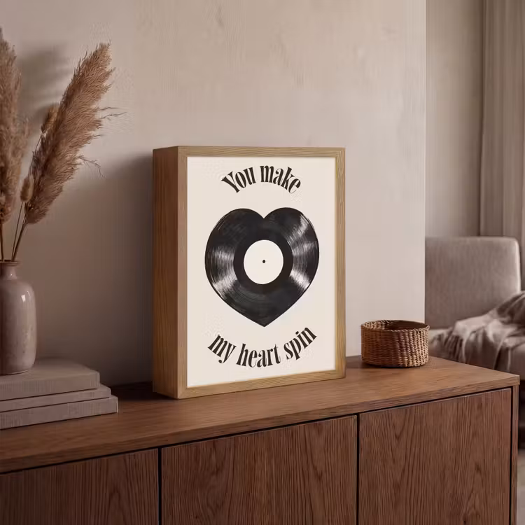 Lightbox - Wandlamp - Love - Muziek - Quote — 4
