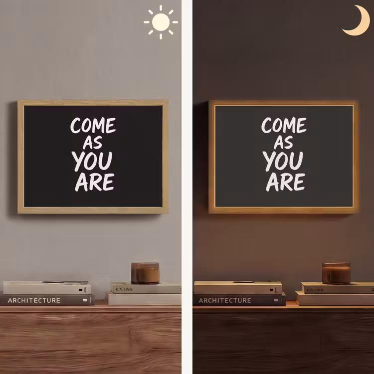 Lightbox - Wandlamp - Quote - Zwart - Simpel — 6