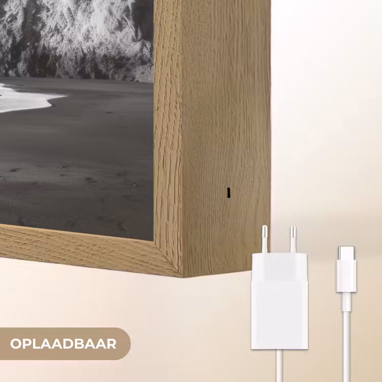 Lightbox - Wandlamp - Strand - Klif - Golven - Voetstappen — 7