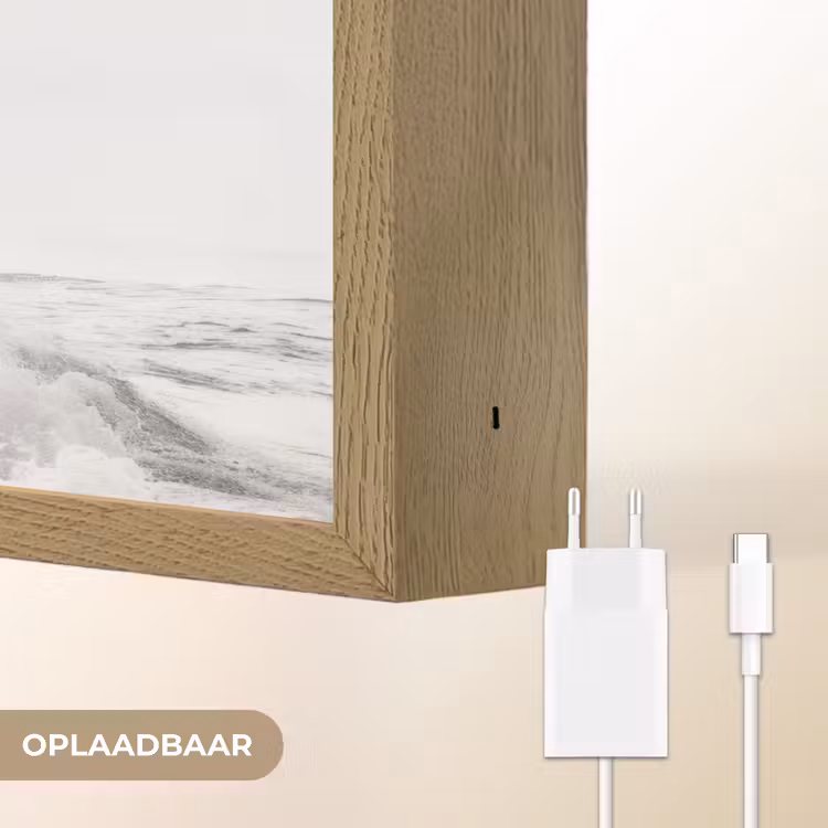 Lightbox - Wandlamp - Surfer - Rots - Oceaan - Golven — 7