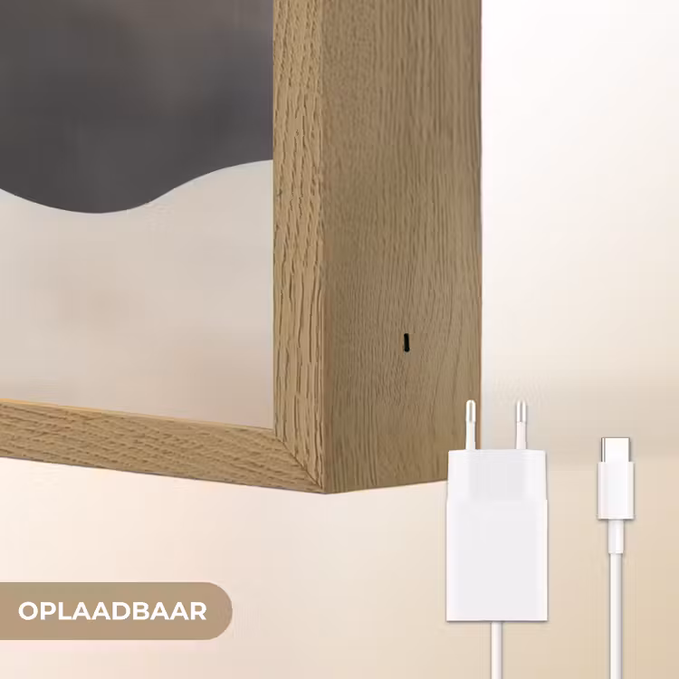 Lightbox - Wandlamp - Golven - Abstract - Beige — 7