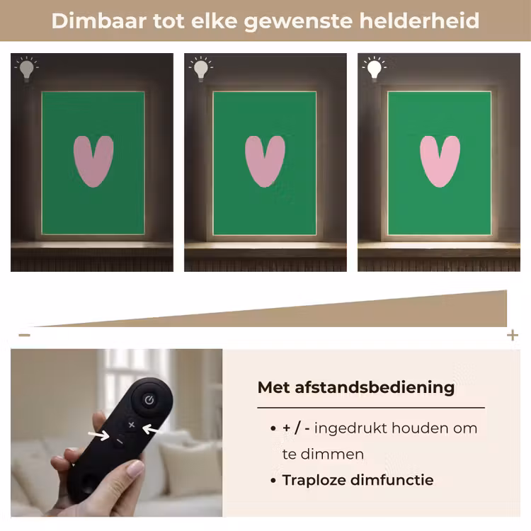 Lightbox - Wandlamp - Groen - Hart - Minimalistisch - Valentijn — 8