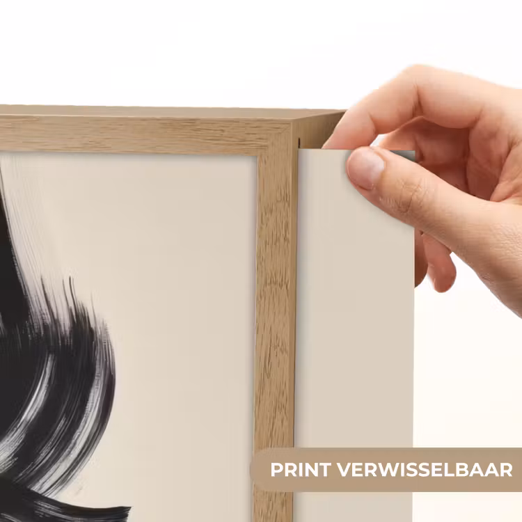Lightbox - Wandlamp - Strepen - Zwart - Abstract — 5