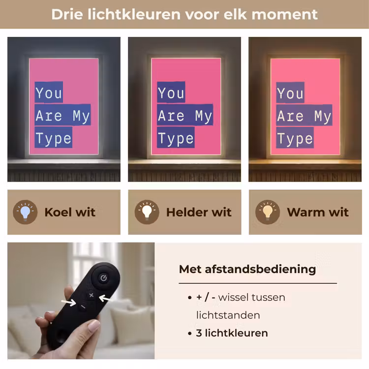 Lightbox - Wandlamp - Valentijn - Tekst - Love — 7