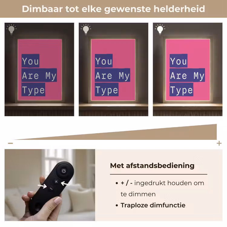Lightbox - Wandlamp - Valentijn - Tekst - Love — 8