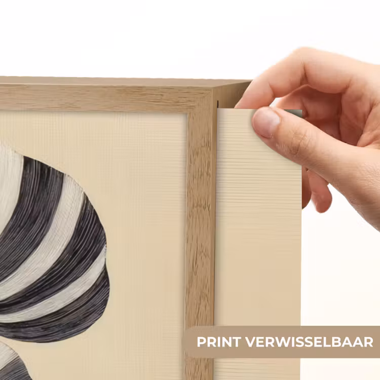 Lightbox - Wandlamp - Zwart - Bladeren - Strepen - Minimalistisch — 5