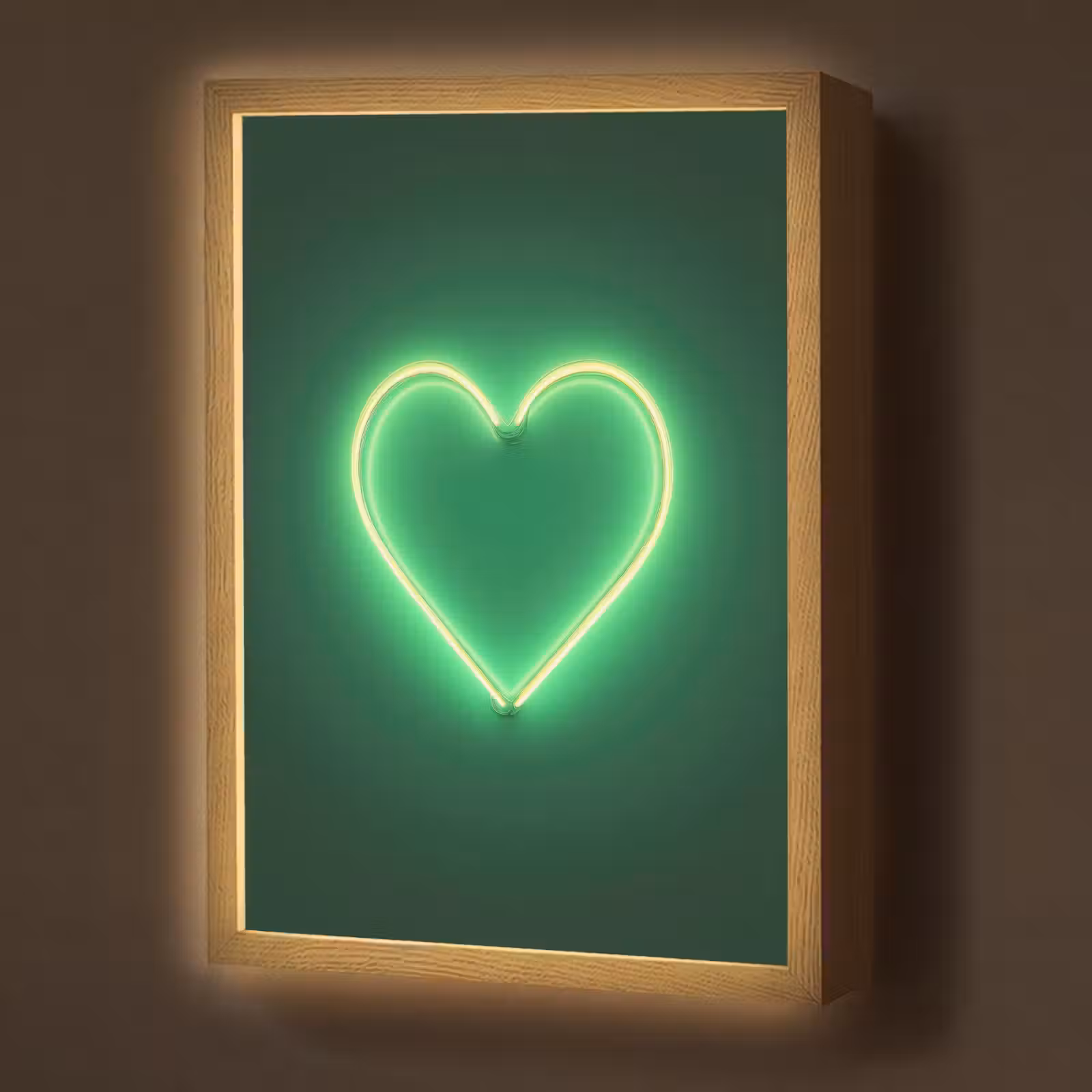 Lightbox - Wandlamp - Neon - Groen - Licht — 1