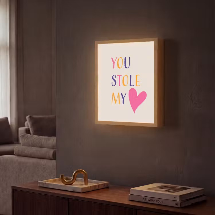 Lightbox - Wandlamp - Hart - Valentijn - Tekst — 2