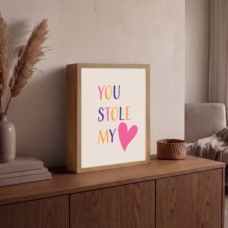 Lightbox - Wandlamp - Hart - Valentijn - Tekst — 4