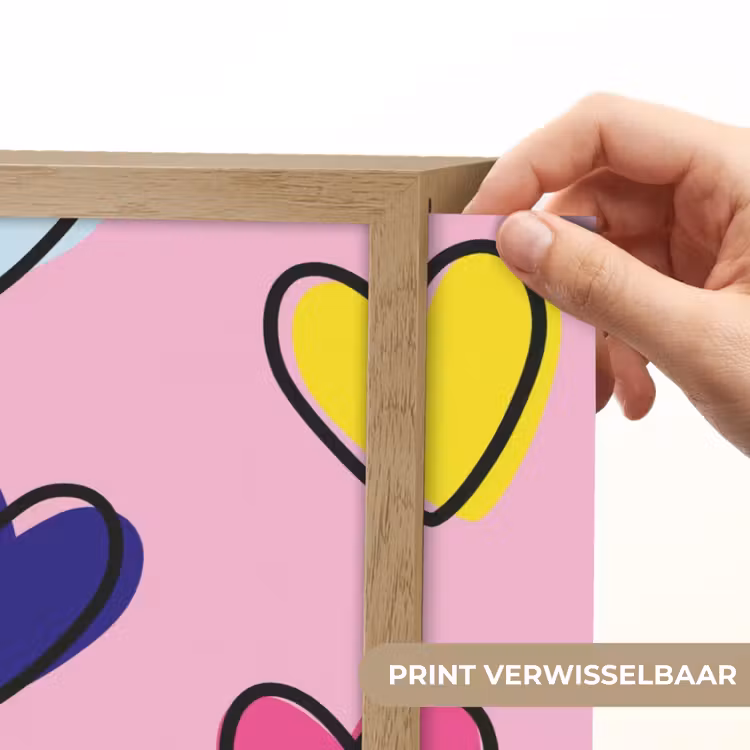 Lightbox - Wandlamp - Hartjes - Valentijn - Patroon - Kleurrijk — 5