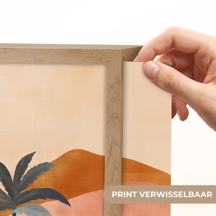 Lightbox - Wandlamp - Heuvels - Palmbomen - Abstract — 5
