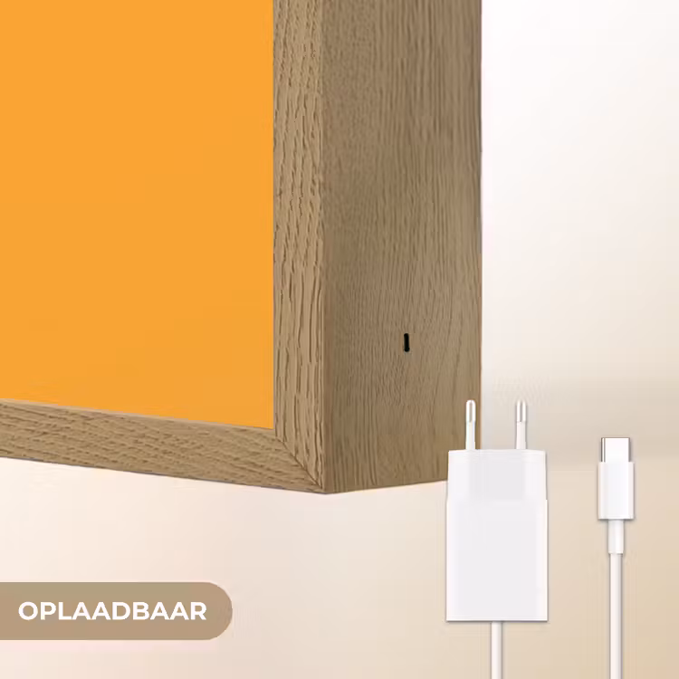 Lightbox - Wandlamp - Hond - Oranje - Roos - Valentijn — 7