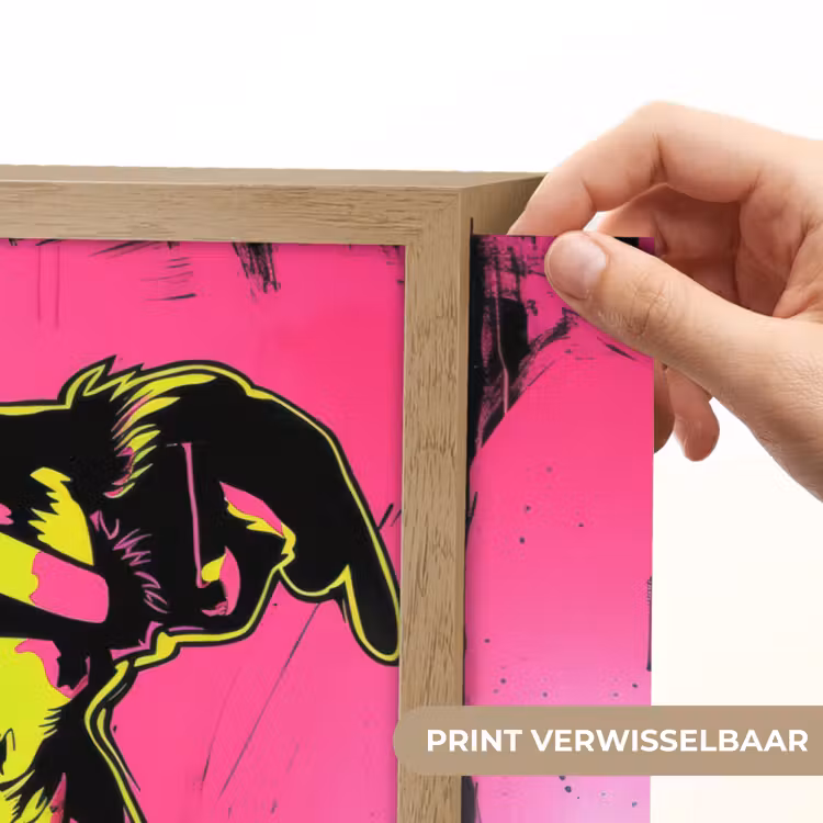 Lightbox - Wandlamp - Hond - Zonnebril - Roze - Art — 5