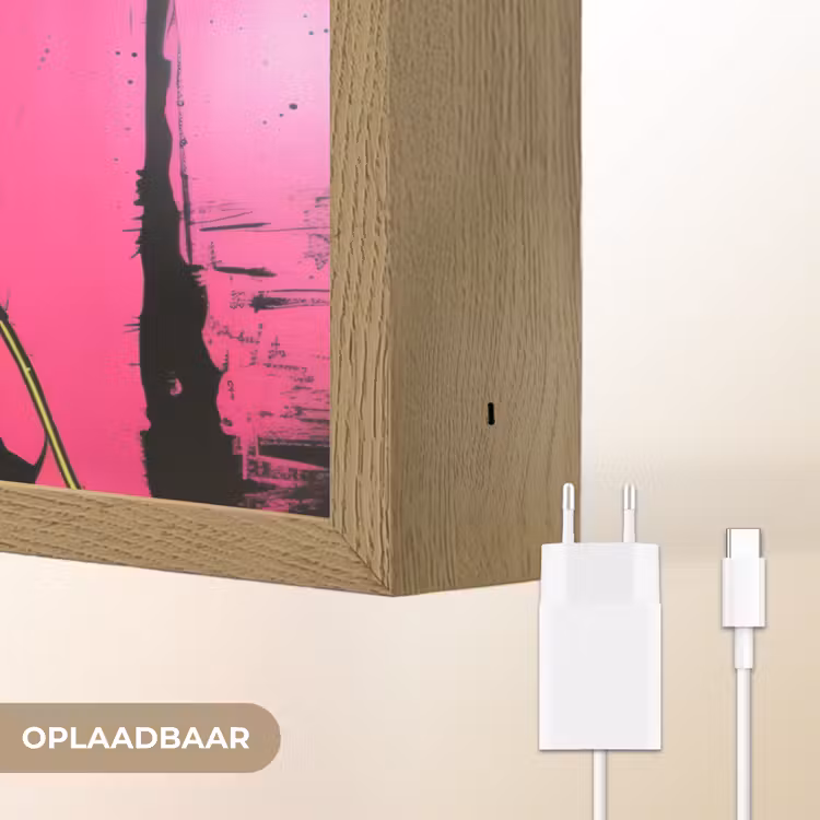 Lightbox - Wandlamp - Hond - Zonnebril - Roze - Art — 7