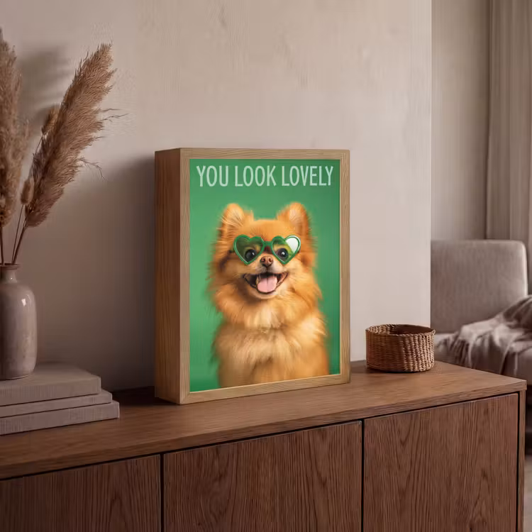 Lightbox - Wandlamp - Hond - Zonnebril - Valentijn - Love — 4