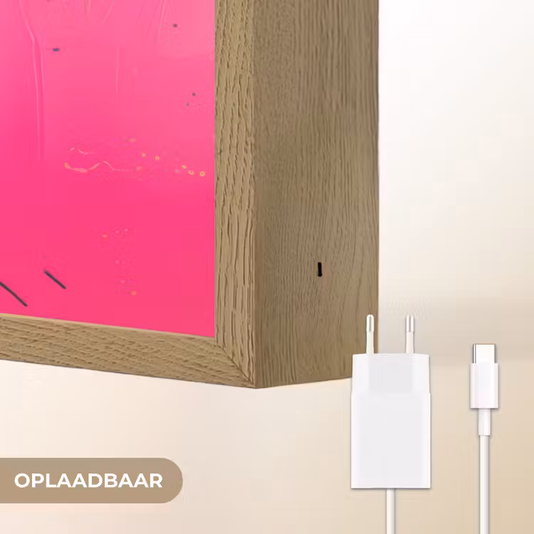 Lightbox - Wandlamp - Kat - Art - Zonnebril - Roze — 7