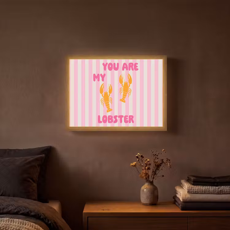 Lightbox - Wandlamp - Lobster - Love - Valentijn — 3