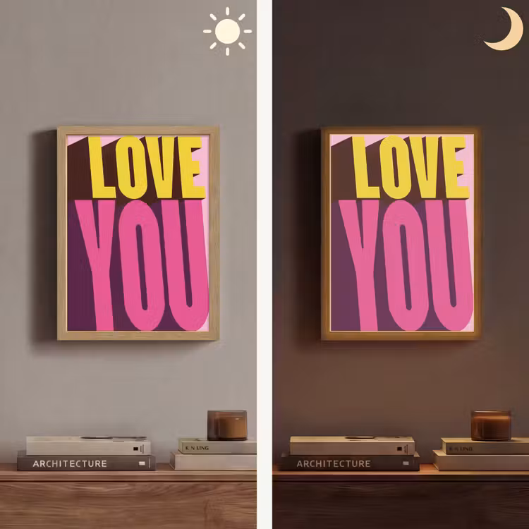 Lightbox - Wandlamp - Love - Tekst - Roze - Valentijn — 5