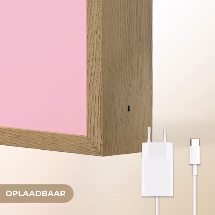 Lightbox - Wandlamp - Lucky - Love - Valentijn - Roze — 6