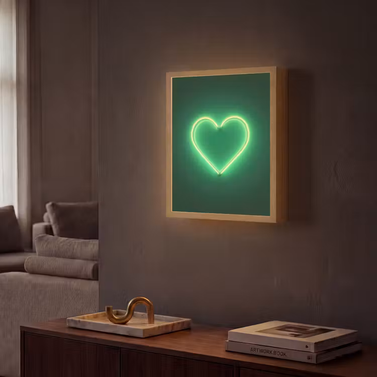 Lightbox - Wandlamp - Neon - Groen - Licht — 2