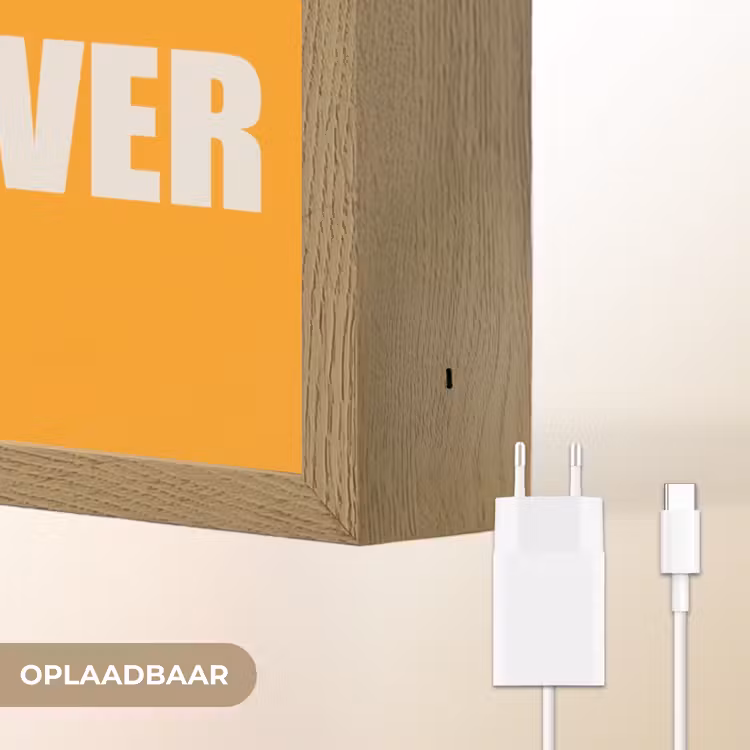 Lightbox - Wandlamp - Oranje - Love - Valentijn — 6