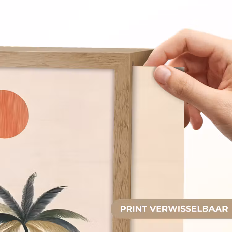 Lightbox - Wandlamp - Palmbomen - Abstract - Zon - Heuvels — 5