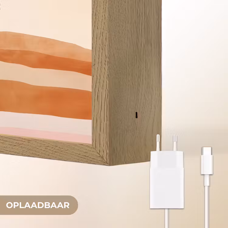 Lightbox - Wandlamp - Palmbomen - Abstract - Zon - Heuvels — 7