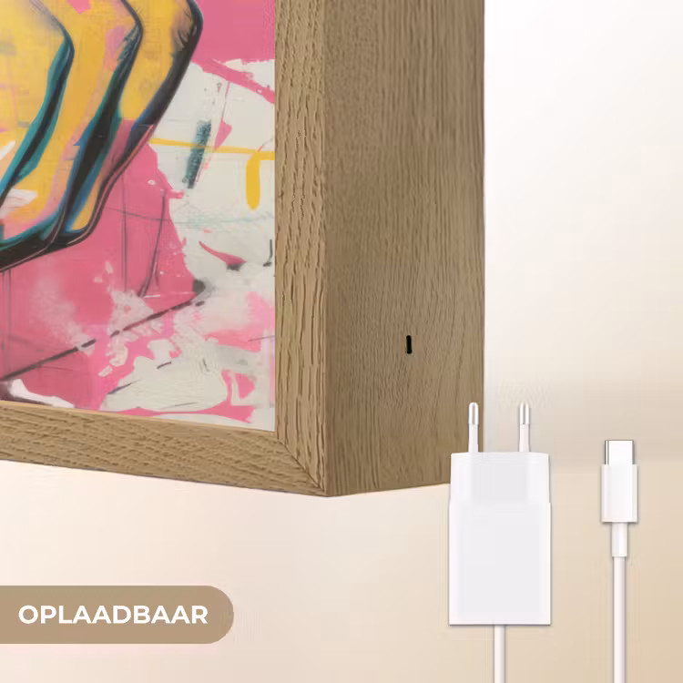Lightbox - Wandlamp - Portret - Vrouw - Abstract - Zonnebril — 7