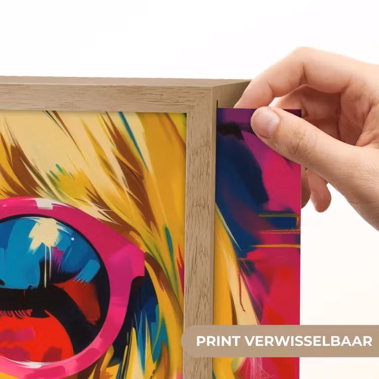 Lightbox - Wandlamp - Zonnebril - Roze - Vrouw - Rietje — 5