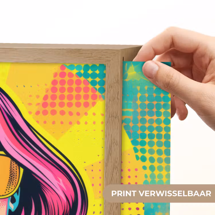 Lightbox - Wandlamp - Zonnebril - Vrouw - Zonnig - Geel — 5