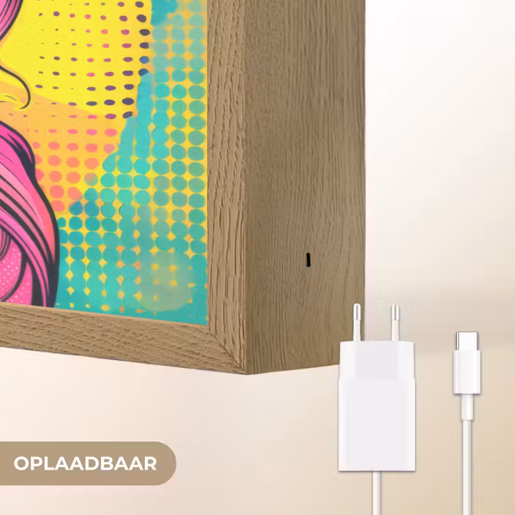 Lightbox - Wandlamp - Zonnebril - Vrouw - Zonnig - Geel — 7