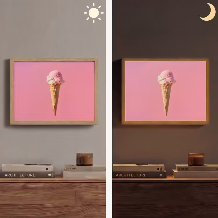 Lightbox - Wandlamp - Hoorntje - Schepijs - Roze — 6