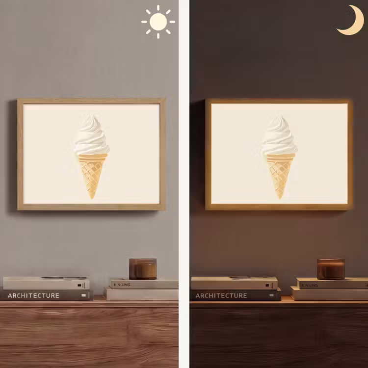 Lightbox - Wandlamp - Softijs - Hoorntje - Wit — 6