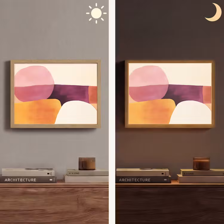 Lightbox - Wandlamp - Vormen - Abstract - Kleurrijk — 6