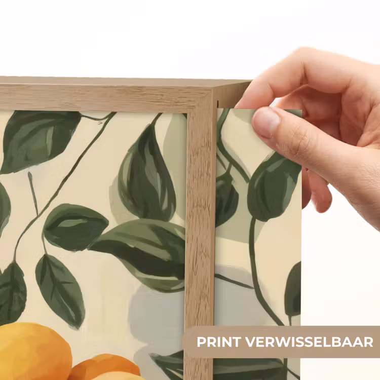 Lightbox - Wandlamp - Citroenen - Glas - Tafelkleed - Geblokt — 5
