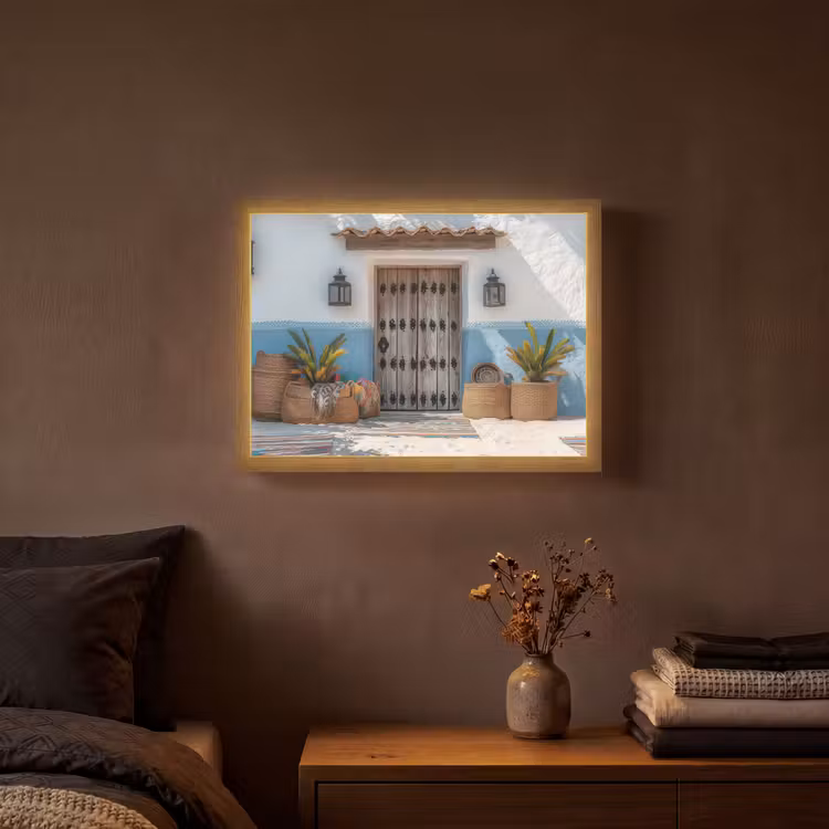 Lightbox - Wandlamp - Deur - Manden - Planten — 3
