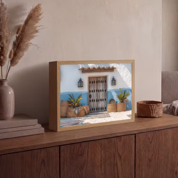 Lightbox - Wandlamp - Deur - Manden - Planten — 4