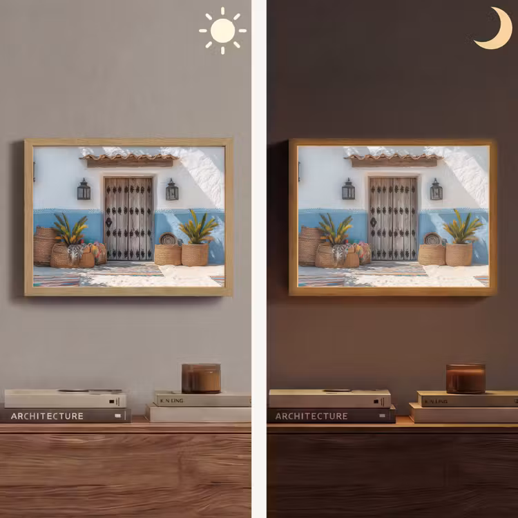 Lightbox - Wandlamp - Deur - Manden - Planten — 6