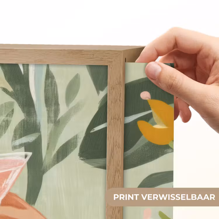 Lightbox - Wandlamp - Glazen - Proosten - Bladeren - Groen — 5