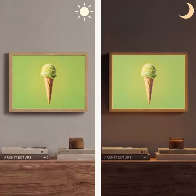 Lightbox - Wandlamp - Hoorntje - Schepijs - Groen — 6